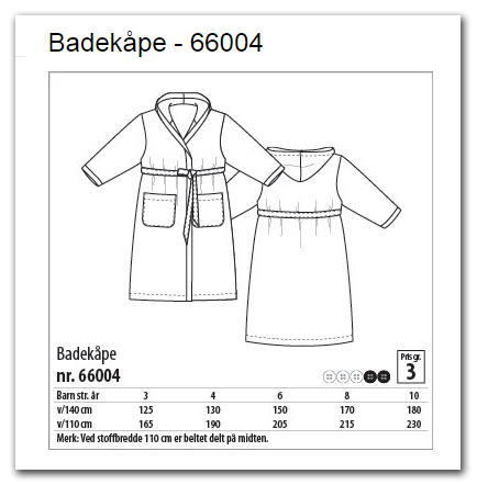 Symonster badekape